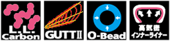 採用技術 LTチューンL.L.Carbon、GUTT II、O-Bead II、高気密インナーライナー